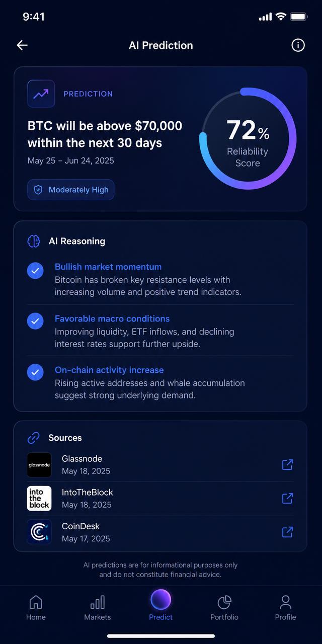 ahird prediction with reliability score and reasoning